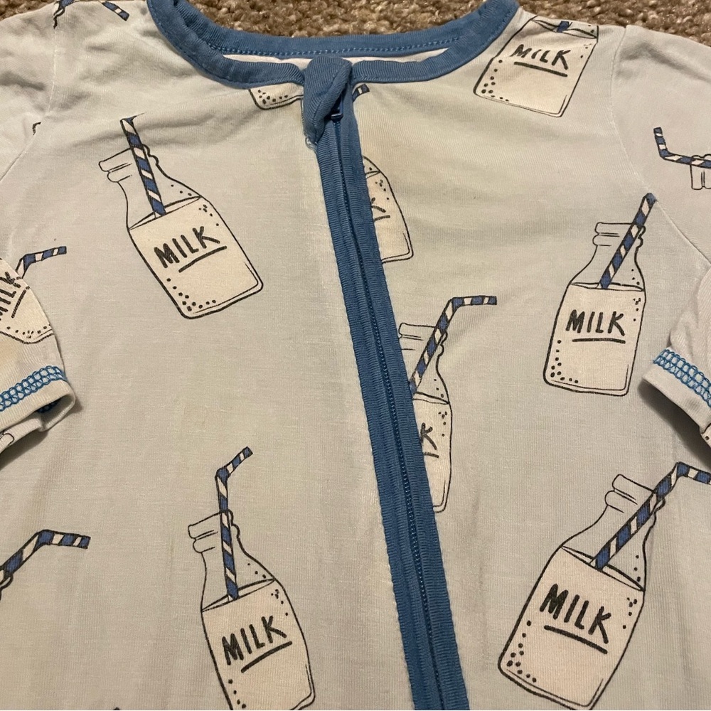 Mud pie Milk onesie (0-3m) - Picture 7 of 8